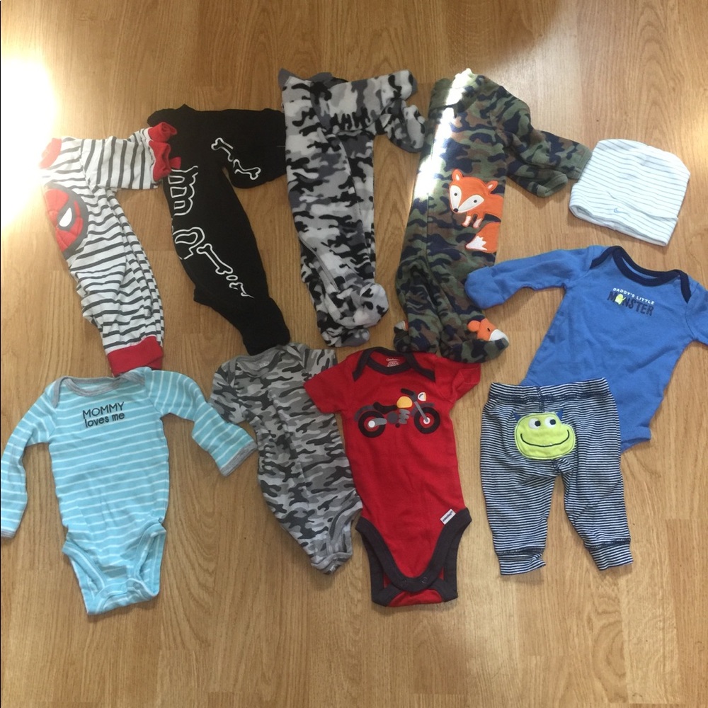 Baby boy bundle newborn clothes